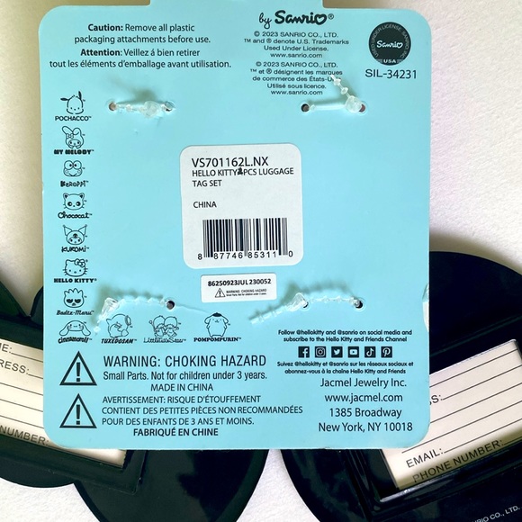 Hello kitty bag tags - Picture 3 of 3